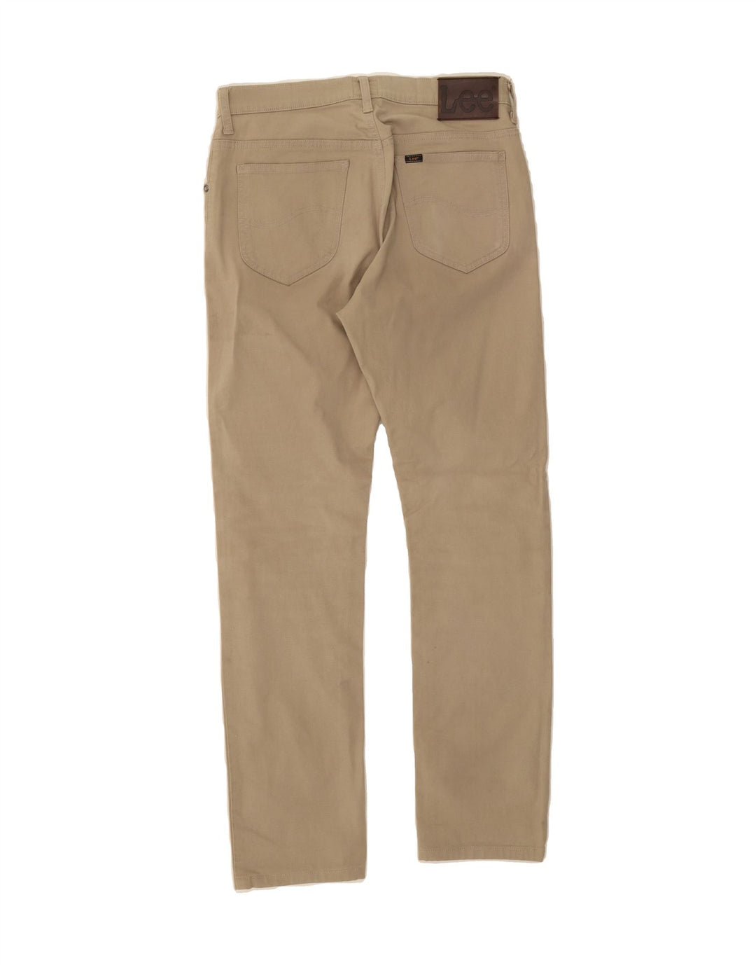 LEE Mens Straight Casual Trousers W30 L30 Beige Cotton Vintage Lee and Second-Hand Lee from Messina Hembry 