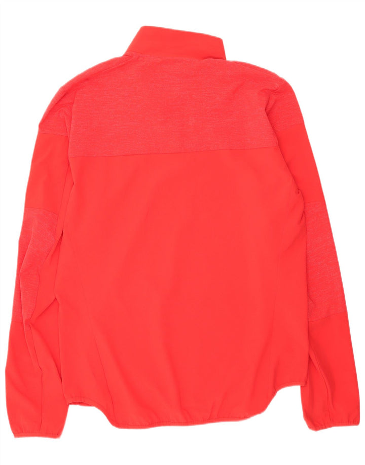 ADIDAS Mens Supernova Zip Neck Pullover Tracksuit Top Large Red