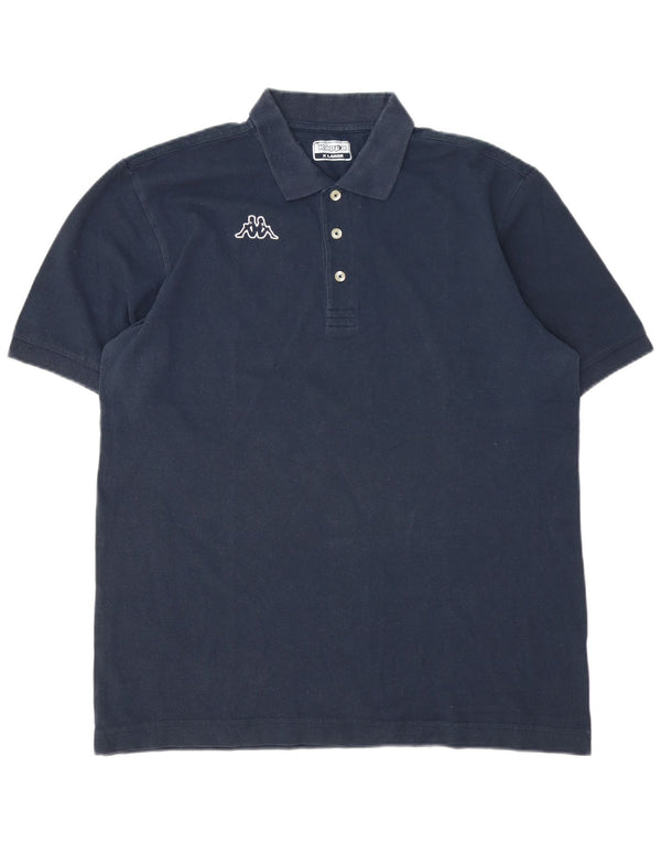 Kappa Mens Polo Shirt XL Navy Blue