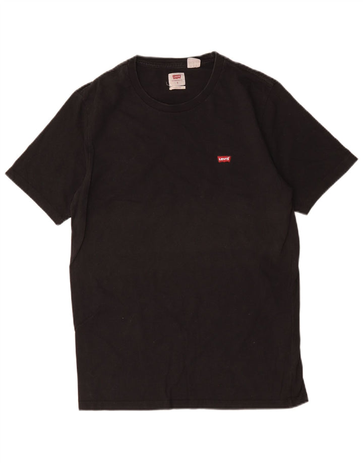 Levi's Mens Standard Fit T-Shirt Top Small Black Cotton
