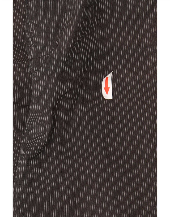 Hurley Mens Chino Shorts W38 XL Black Pinstripe Polyester