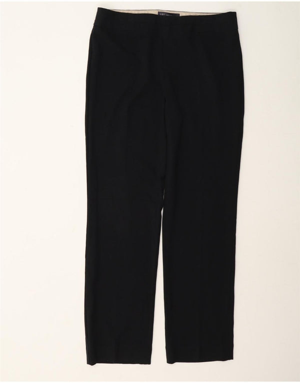 Marks & Spencer Womens Casual Trousers UK 12 Medium W32 L30 Navy Blue