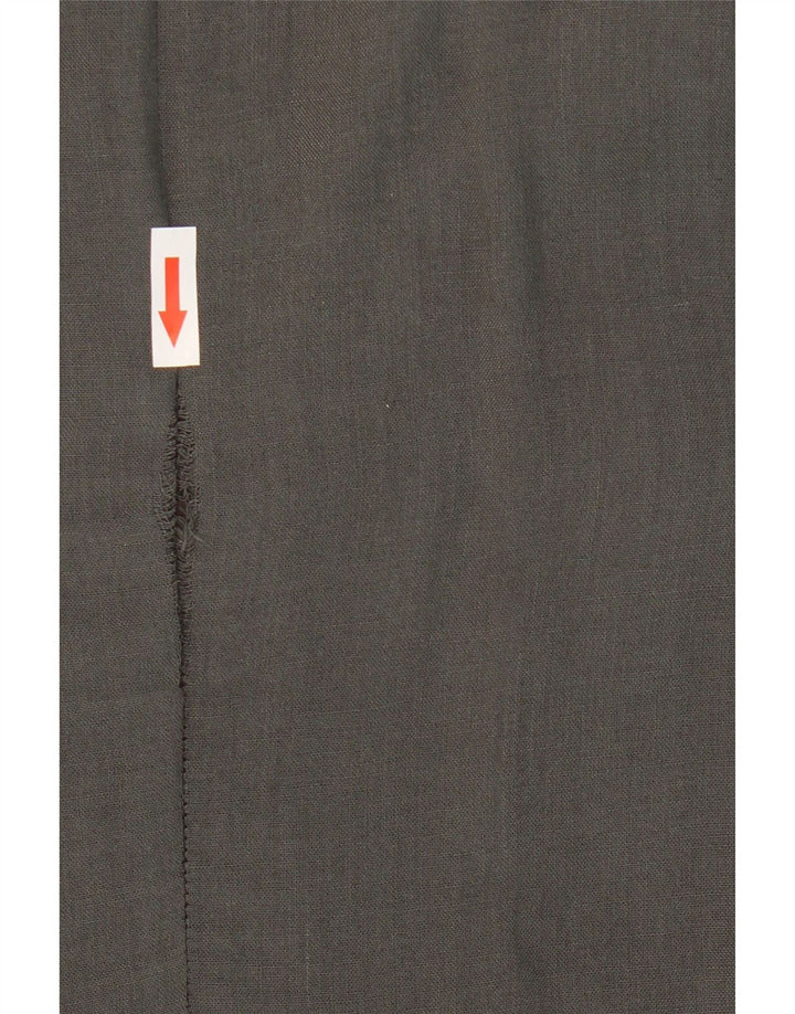 Trussardi Womens Shift Dress IT 44 Medium Grey Viscose