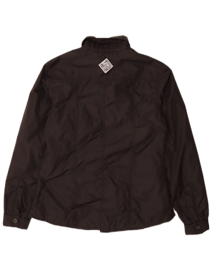 Tucano Urbano Womens Windbreaker Jacket UK 10 Small Black Nylon
