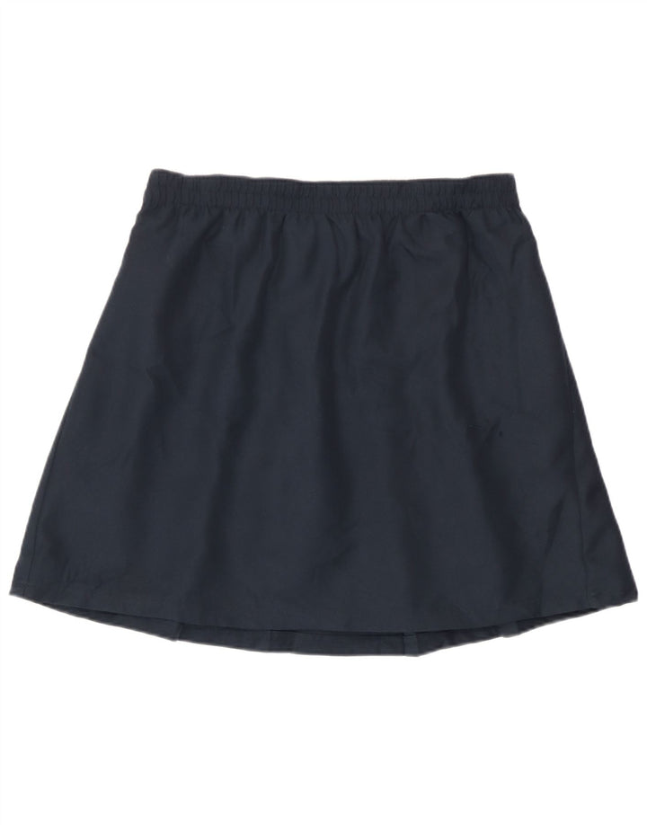 Izod Womens Pleated Mini Skirt UK 16 2XL W32  Navy Blue Polyester
