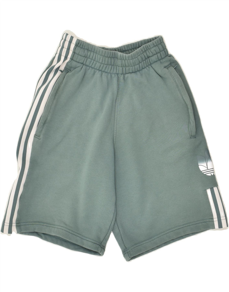 ADIDAS Mens Sport Shorts XS Green Cotton | Vintage Adidas | Thrift | Second-Hand Adidas | Used Clothing | Messina Hembry 