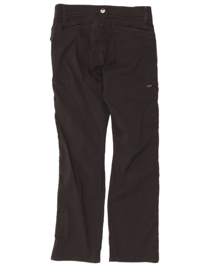 Wrangler Mens Straight Cargo Trousers W32 L30 Black Nylon