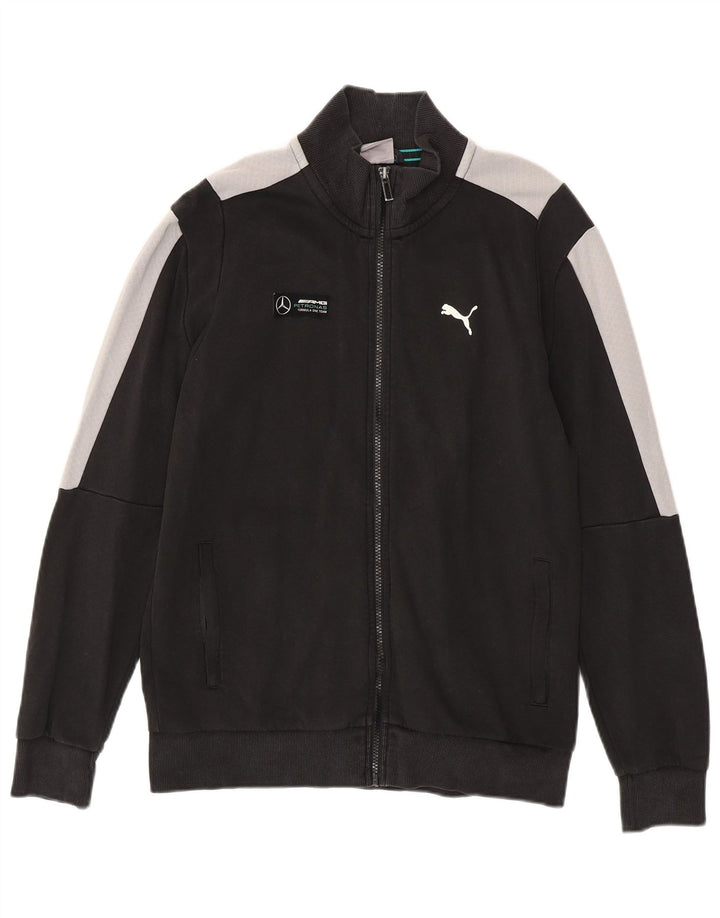 Puma Mens Mercedes AMG Petronas Tracksuit Top Jacket Medium Black