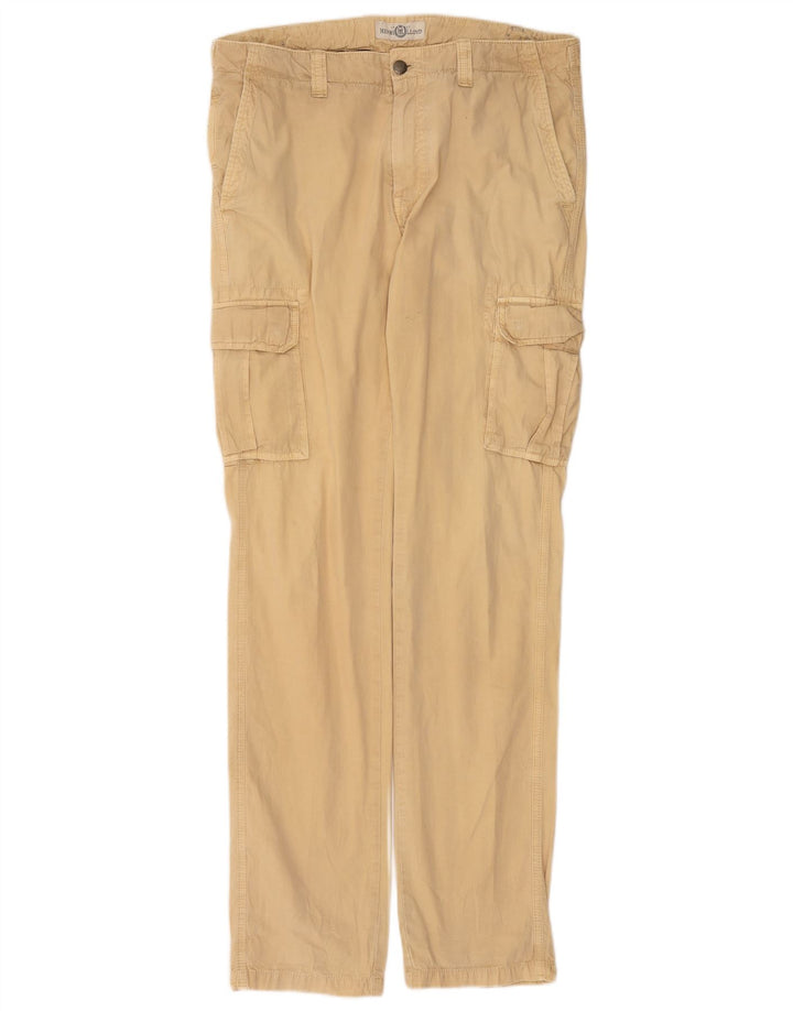 Henri Lloyd Womens Slim Cargo Trousers W34 L35 Beige