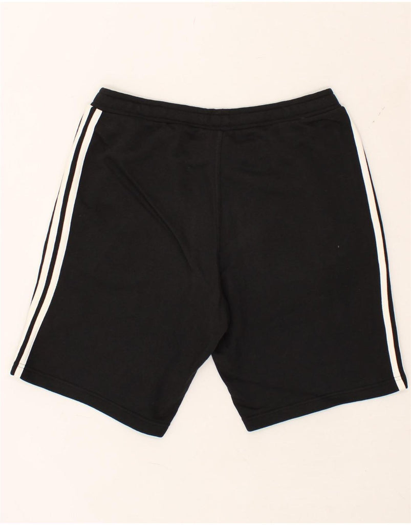 ADIDAS Mens Graphic Sport Shorts Medium Black Cotton | Vintage Adidas | Thrift | Second-Hand Adidas | Used Clothing | Messina Hembry 