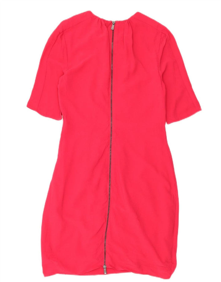 Whistles Womens Sheath Dress UK 12 Medium Red Polyester