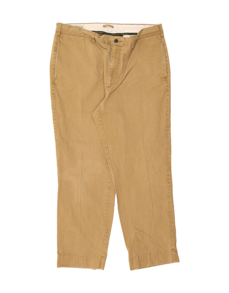 ORVIS Mens Straight Chino Trousers W40 L30 Beige Cotton Vintage Orvis and Second-Hand Orvis from Messina Hembry 