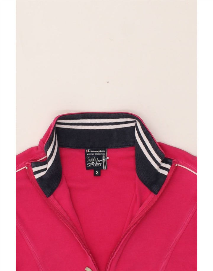 CHAMPION Womens Tracksuit Top Jacket UK 10 Small Pink Vintage Champion and Second-Hand Champion from Messina Hembry 