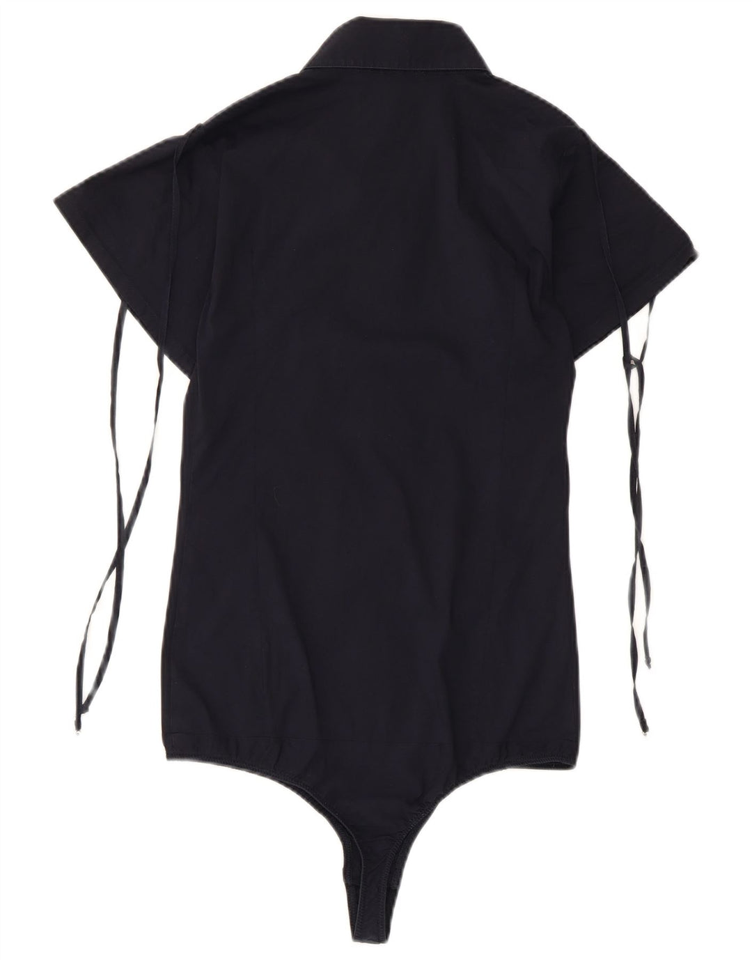 Patrizia Pepe Womens Shirt Playsuit IT 40 Small Navy Blue Cotton