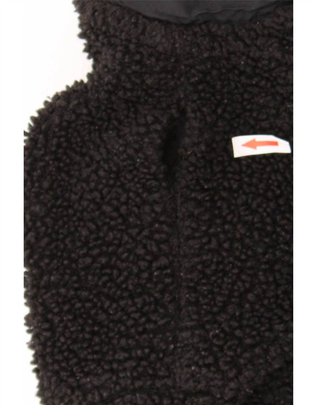 Dunnes Stores Womens Oversized Fleece Jacket UK 10 Small Black Polyester