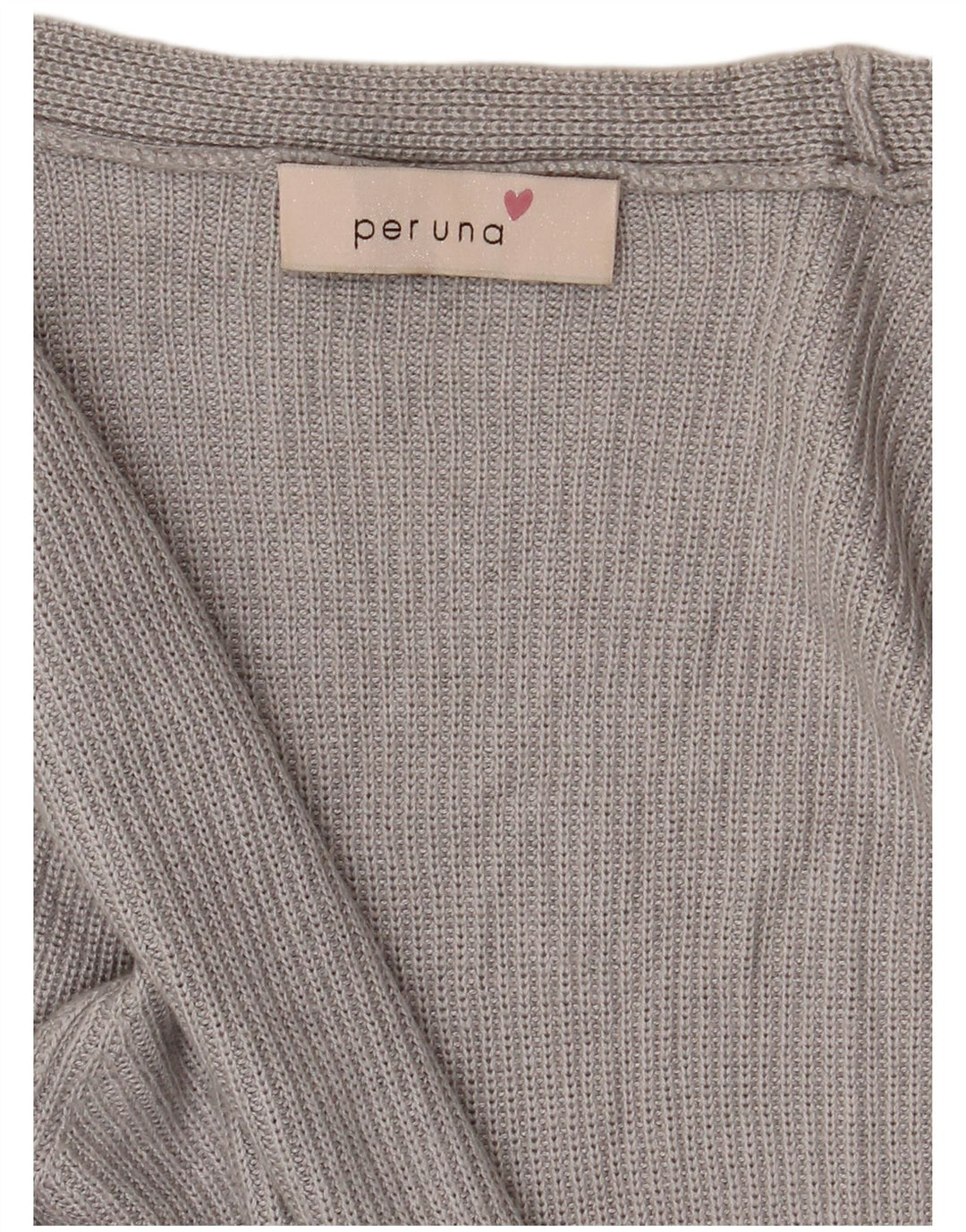 Per Una Womens Open Cardigan Sweater UK 14 Large Grey