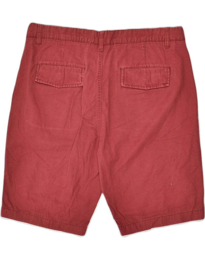 DAKS Mens Regular Fit Chino Shorts IT 52 XL W36  Red Cotton | Vintage DAKS | Thrift | Second-Hand DAKS | Used Clothing | Messina Hembry 