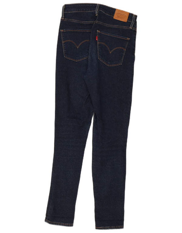Levi's Womens 721 High Rise Skinny Jeans W27 L28 Navy Blue Cotton
