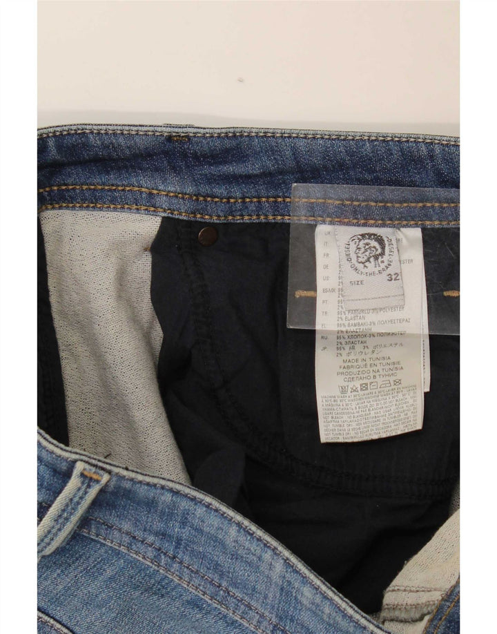 Diesel Mens Slim Jeans W32 L31 Blue Cotton