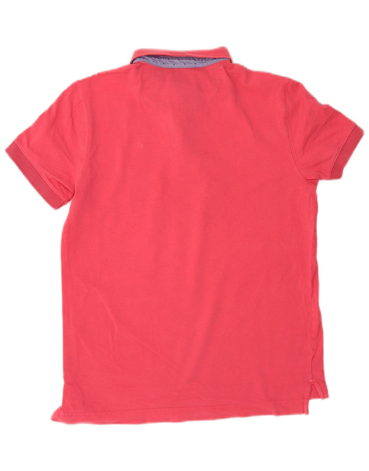 Massimo Dutti Mens Polo Shirt Small Pink