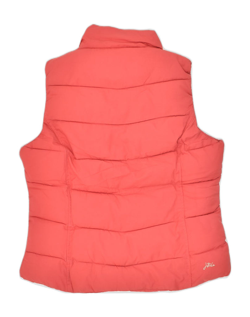 JOULES Womens Padded Gilet UK 14 large Red Polyester | Vintage Joules | Thrift | Second-Hand Joules | Used Clothing | Messina Hembry 