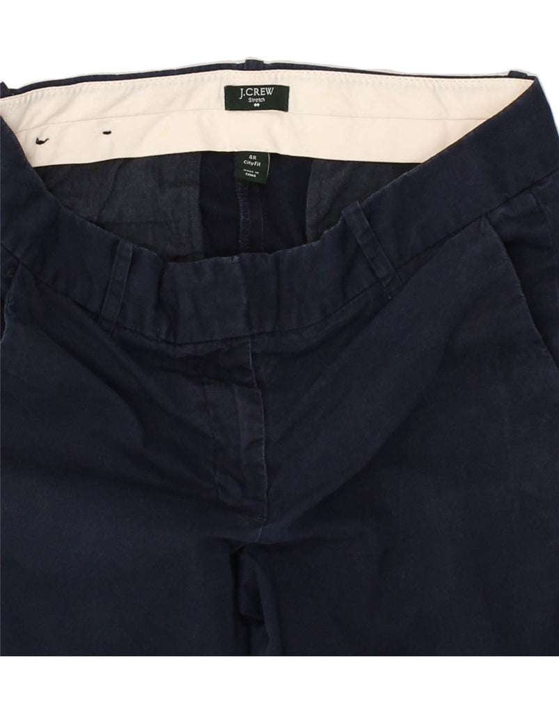 J. CREW Womens City Fit Chino Trousers US 4 Small W31 L31  Navy Blue | Vintage J. Crew | Thrift | Second-Hand J. Crew | Used Clothing | Messina Hembry 