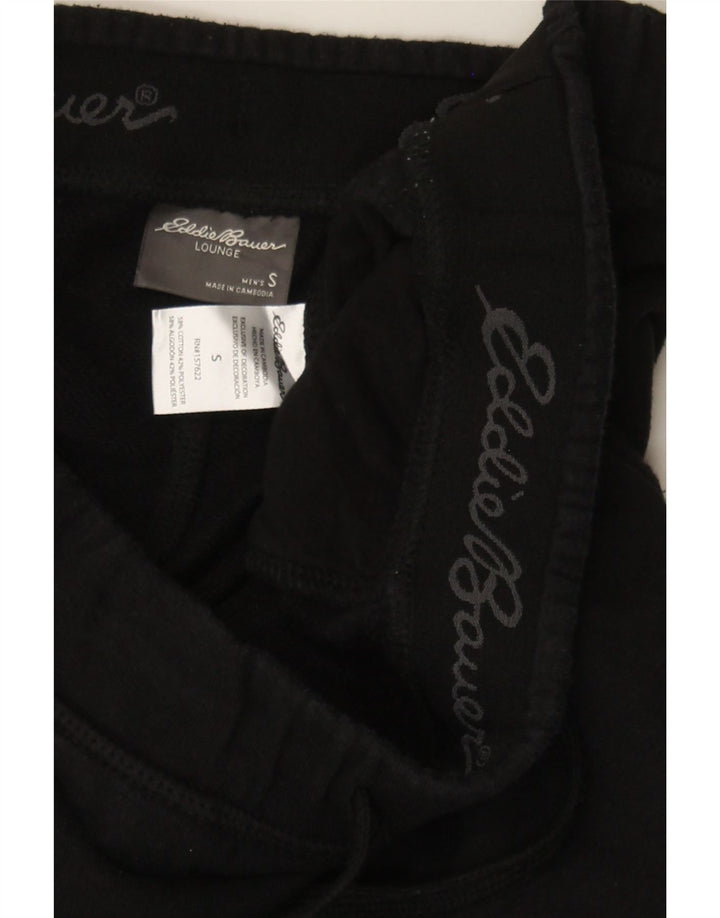 EDDIE BAUER Mens Tracksuit Trousers Small  Black Cotton Vintage Eddie Bauer and Second-Hand Eddie Bauer from Messina Hembry 