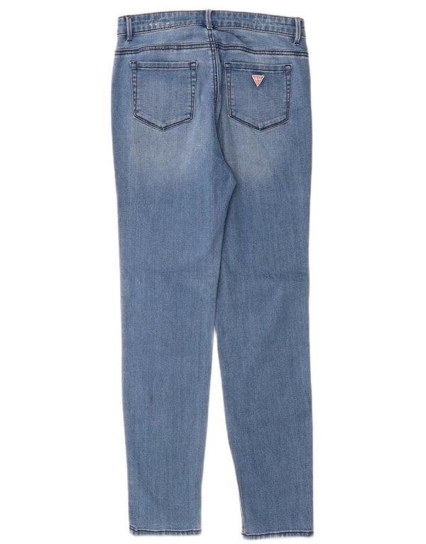 Guess Girls Skinny Jeans 15-16 Years W28 L29 Blue Cotton