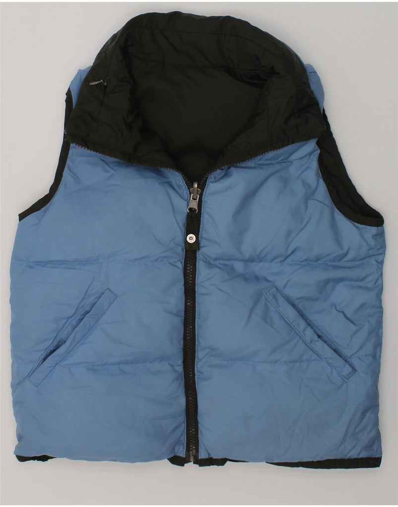 ARMANI Boys Hooded Reversible Gilet 7-8 Years Black Polyamide | Vintage Armani | Thrift | Second-Hand Armani | Used Clothing | Messina Hembry 