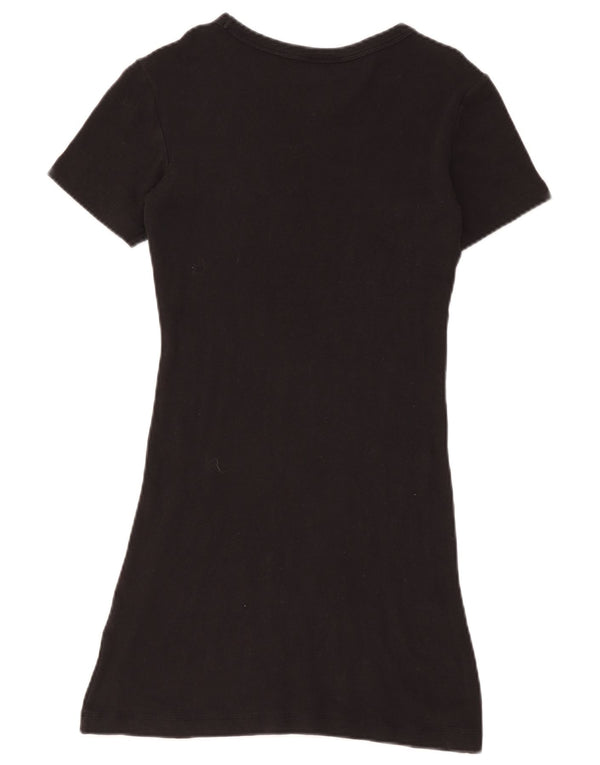 Champion Womens T-Shirt Dress UK 12 Medium Black