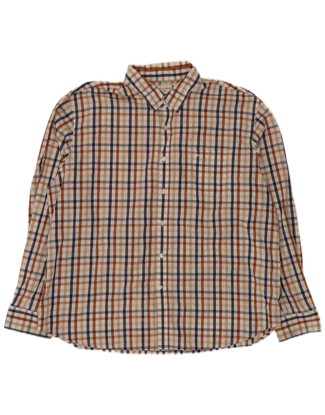 Dockers Mens Shirt 2XL Multicoloured Check Cotton