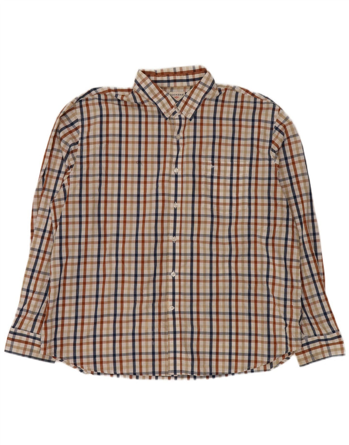 Dockers Mens Shirt 2XL Multicoloured Check Cotton