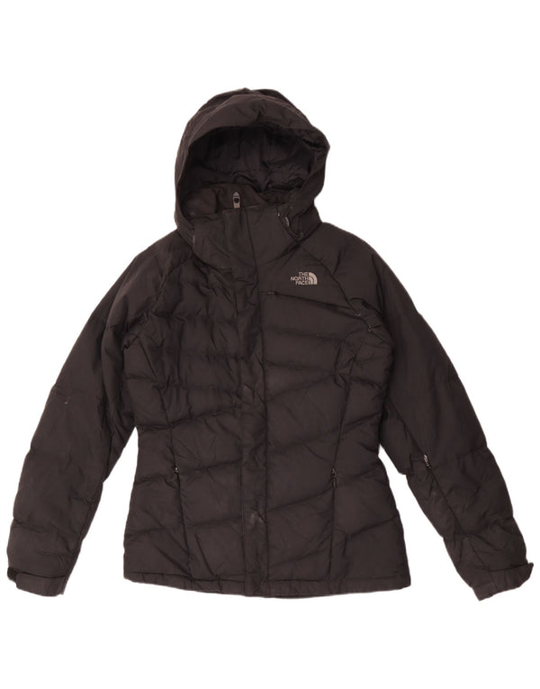 The North Face Womens Oversized Hooded Padded Jacket UK 10 Small Black