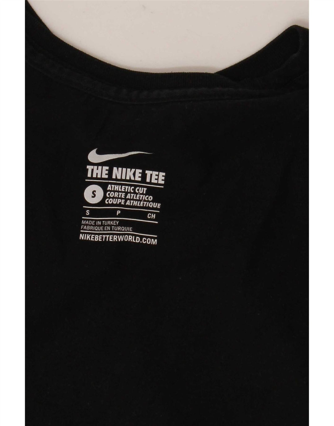 Nike Mens Athletic Cut Graphic T-Shirt Top Small Black