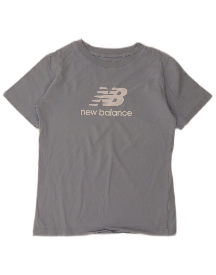 New Balance Boys Graphic T-Shirt Top 9-10 Years Medium Blue