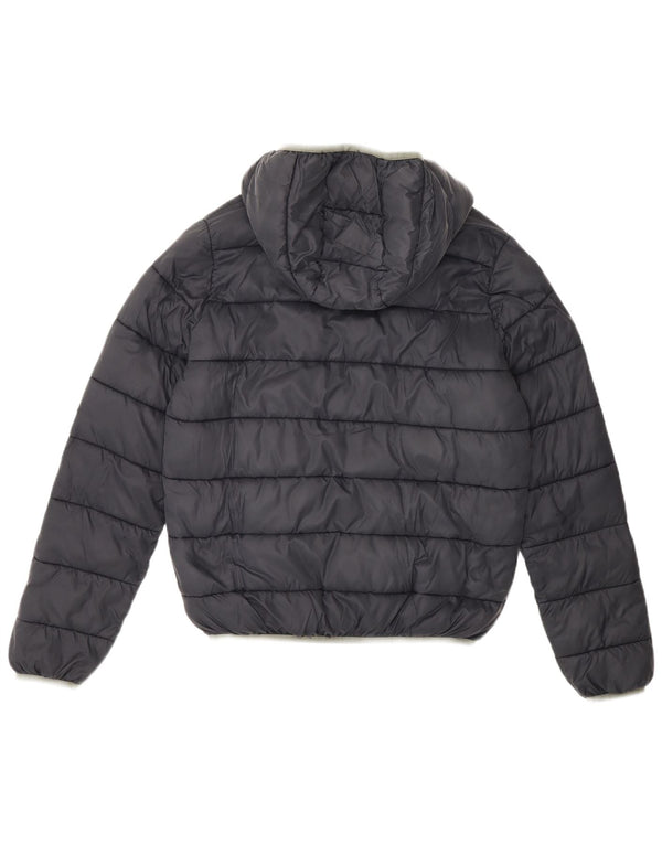 Champion Boys Hooded Padded Jacket 13-14 Years XL Black