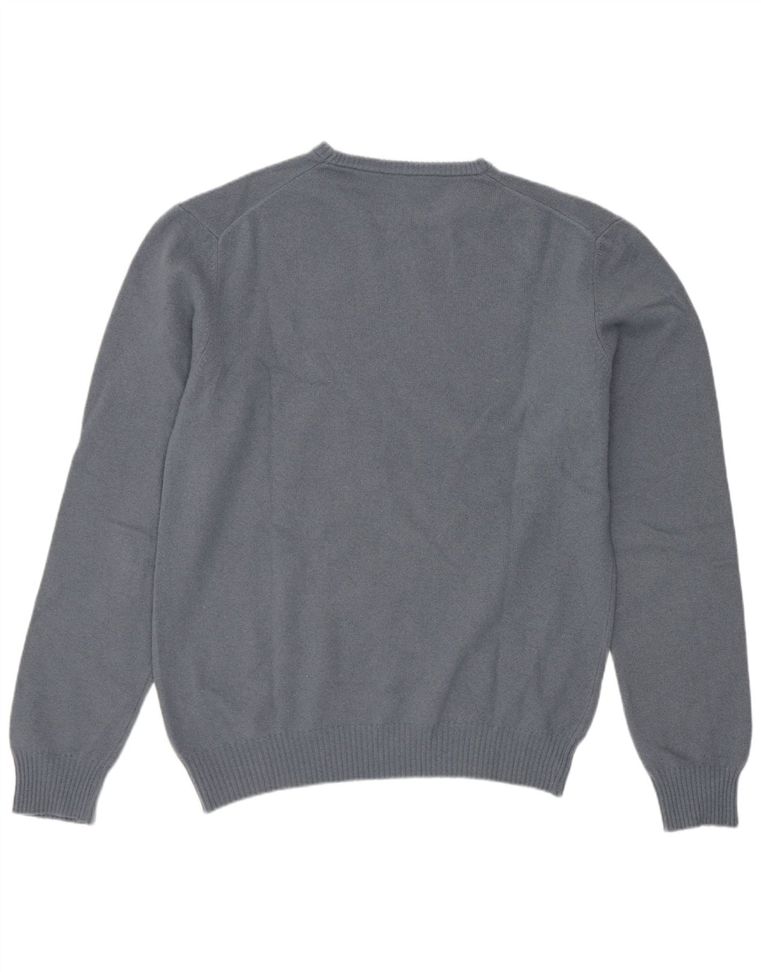 Sisley Womens Crew Neck Jumper Sweater UK 16 Large Grey Wool