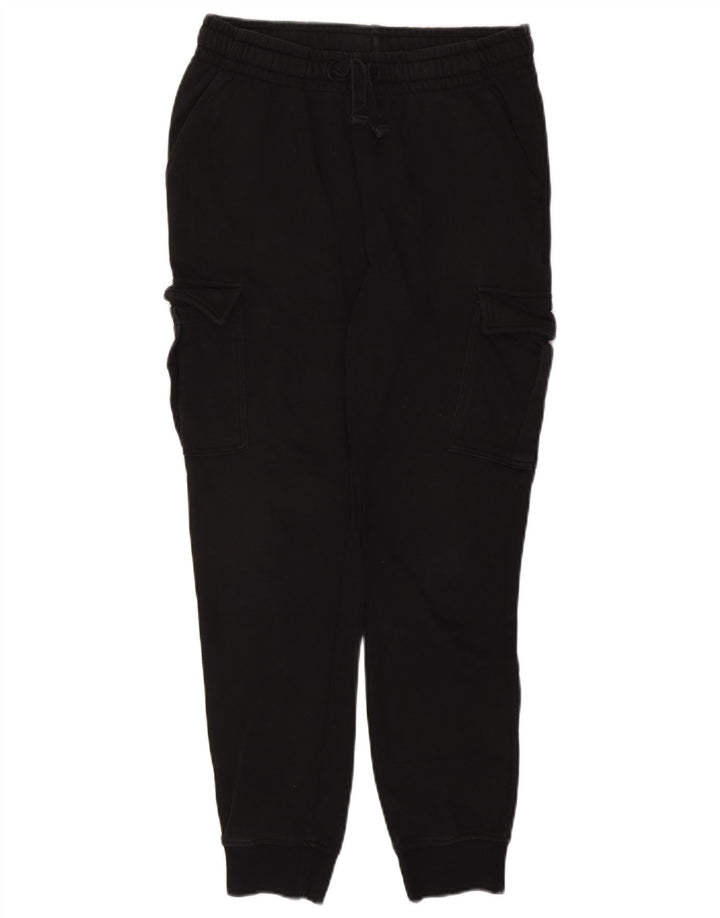 Bear Boys Cargo Tracksuit Trousers Joggers 15-16 Years Black Cotton