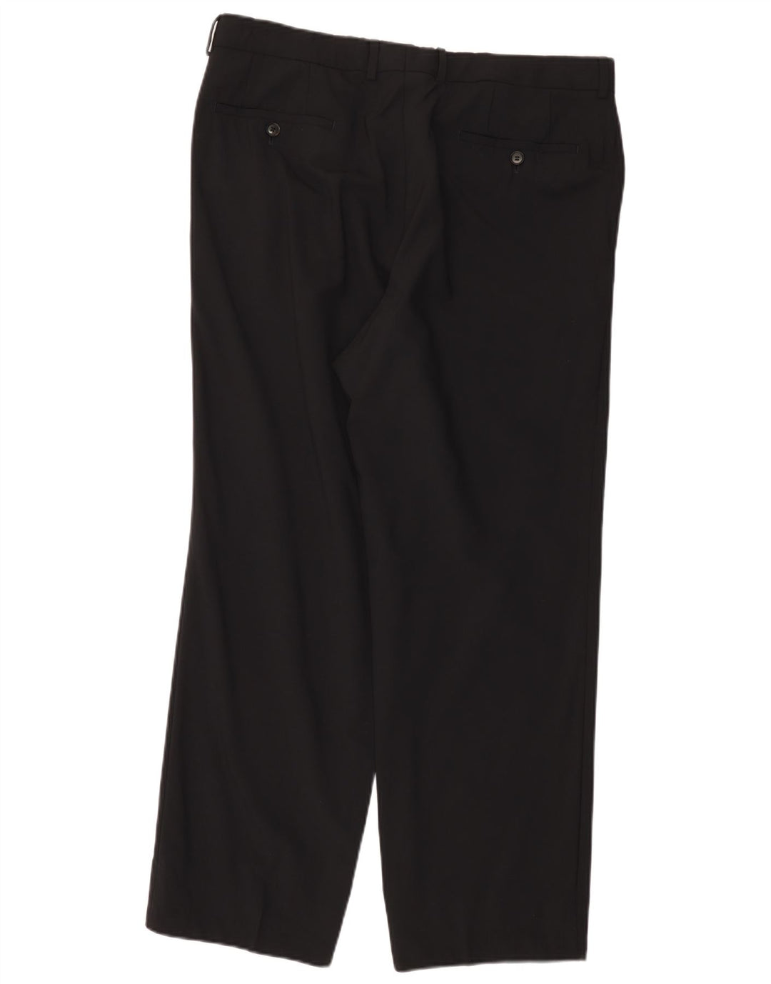 Hugo Boss Womens Straight Suit Trousers W36 L30 Black