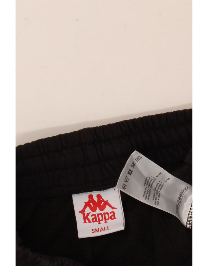 Kappa Mens Tracksuit Trousers Joggers Small Black Cotton