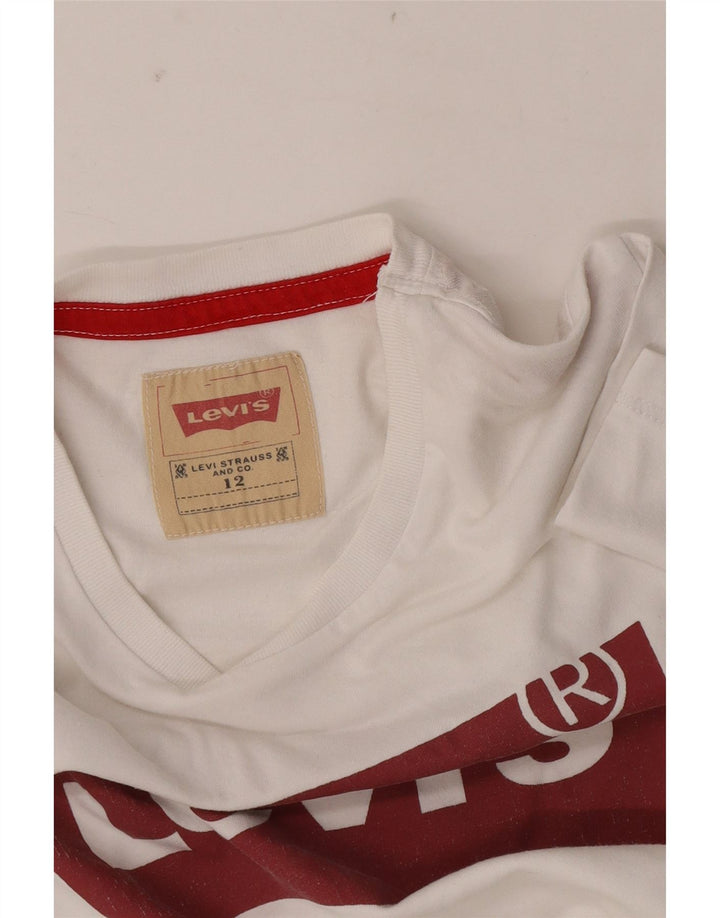 Levi's Boys Graphic T-Shirt Top 11-12 Years White