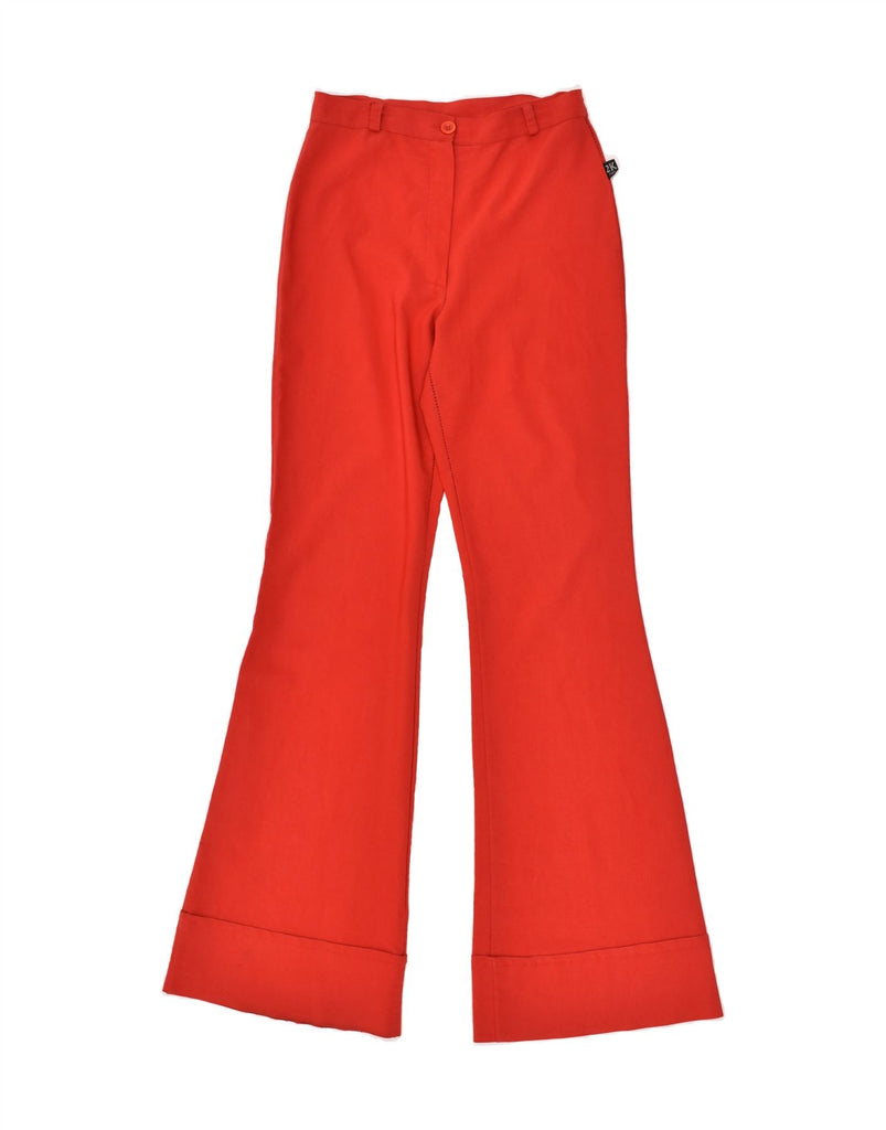 VINTAGE Womens Flare Casual Trousers W24 L33  Red | Vintage Vintage | Thrift | Second-Hand Vintage | Used Clothing | Messina Hembry 