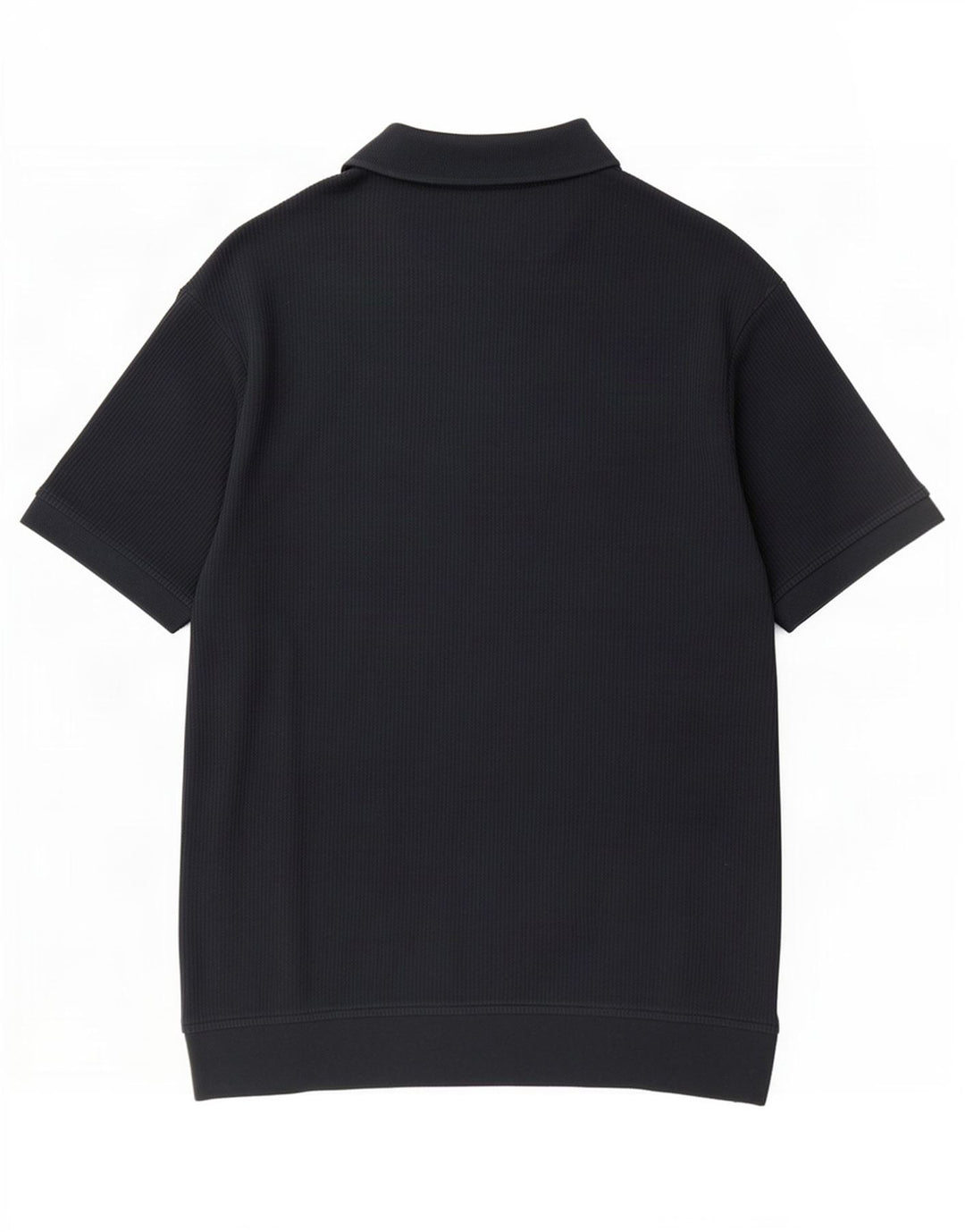 Zara Mens Polo Shirt XL Black Cotton
