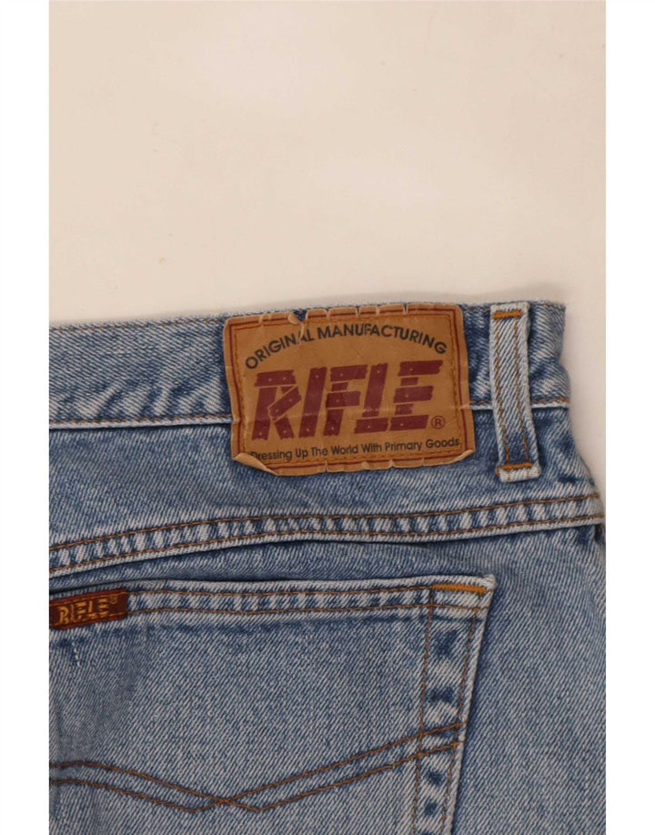 Rifle Mens Straight Jeans W36 L30 Blue