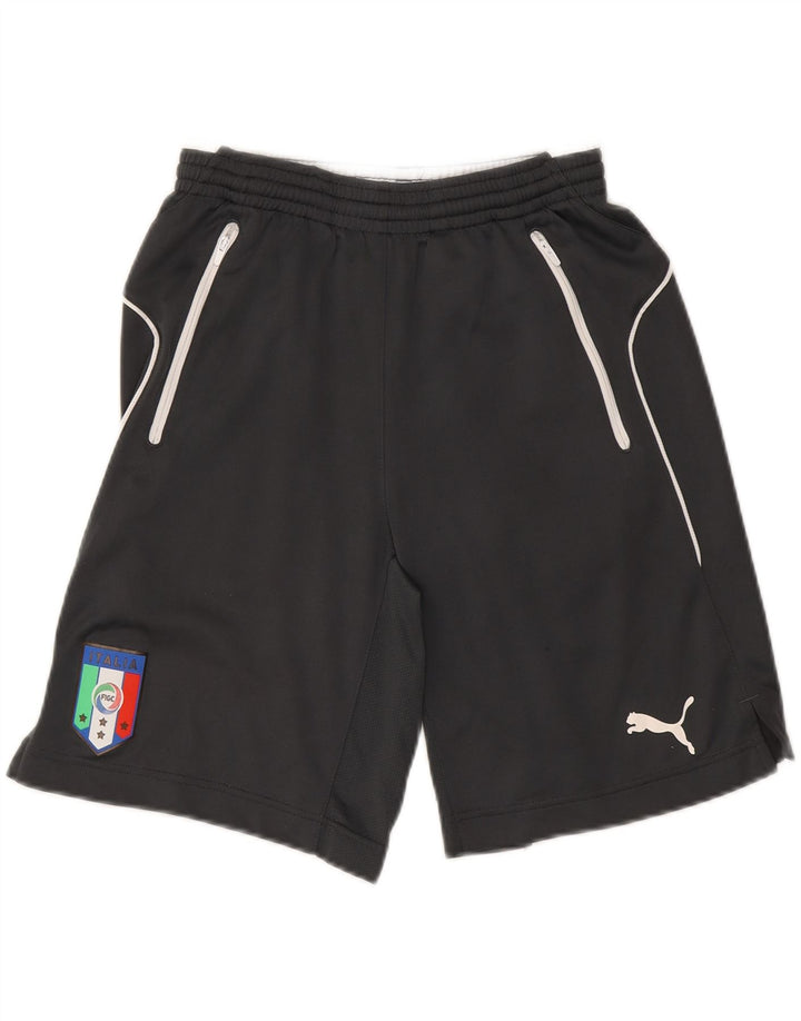 PUMA Mens Italia Sport Shorts Small  Grey Polyester Vintage Puma and Second-Hand Puma from Messina Hembry 