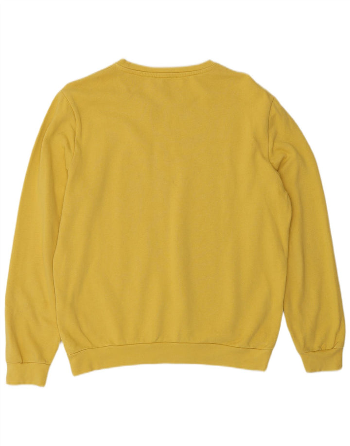 Richmond Boys Graphic Sweatshirt Jumper 15-16 Years Yellow Cotton