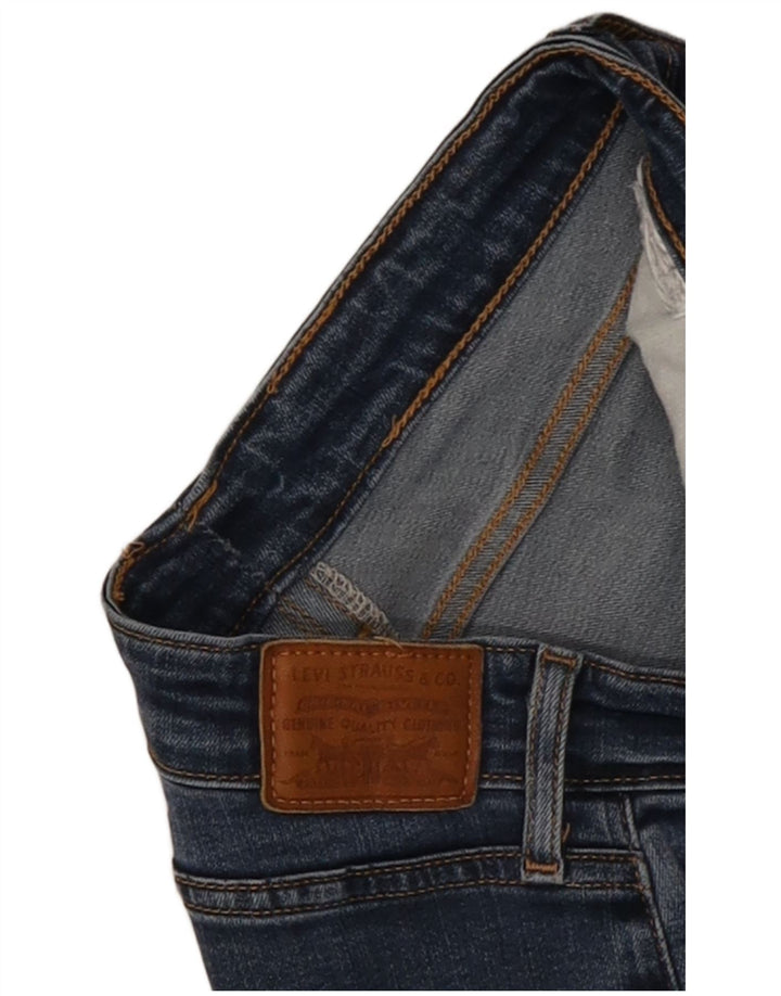 Levi's Womens High Waist Cropped Jeans W28 L25 Blue