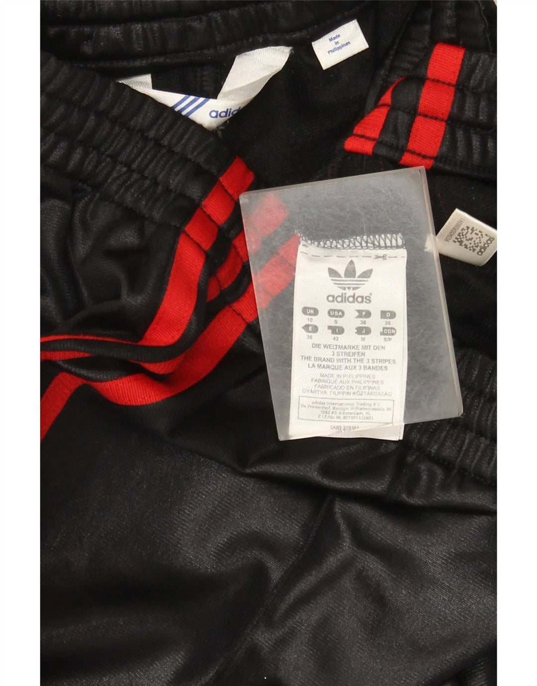 Adidas Womens Tracksuit Trousers Joggers UK 10 Small Black Polyester