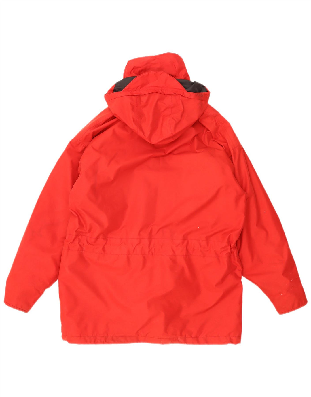 Musto Mens Hooded Windbreaker Jacket UK 36 Small Red Polyester