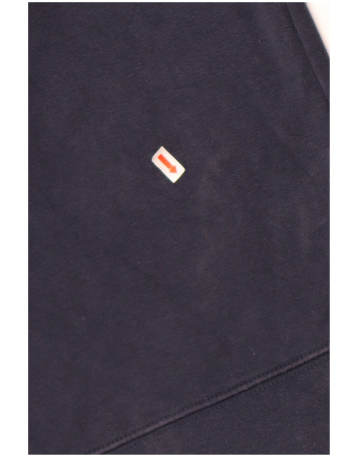 Champion Mens Graphic Sweatshirt Jumper Medium Navy Blue Cotton